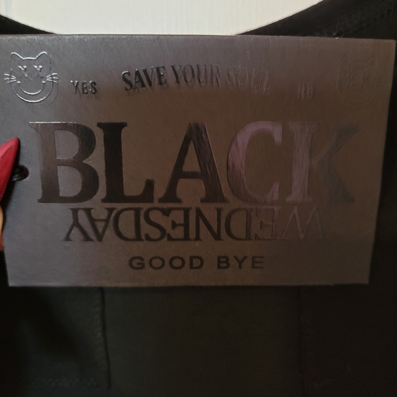 NWT Black Wednesday "Holy Roman" mini Dress - Picture 4 of 5